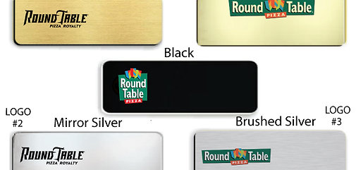 Round Table Employee Name Badge