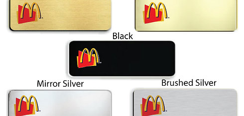 McDonald's Employee Name Badge Logo 5