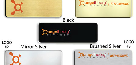 Orange Theory Name Badge