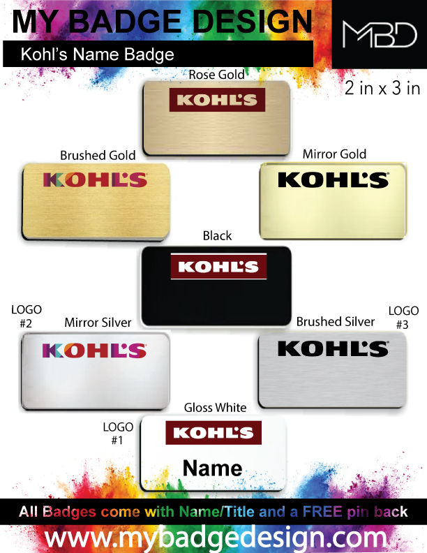 Thumbnail: Kohl's Name Badge