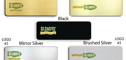 Blimpie Employee Name Badge