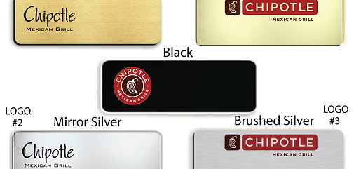 Chipotle Employee Name Badge