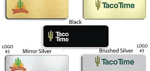 Taco Time Employee Name Badge