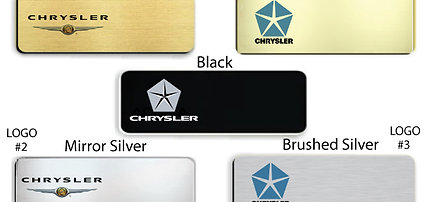 Chrylser Name Badge