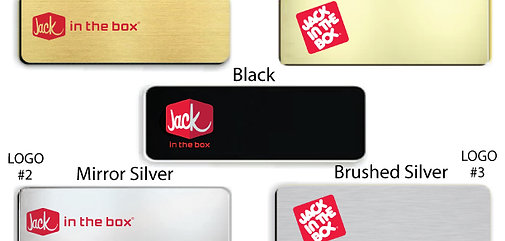 Jack in the Box Name Badge
