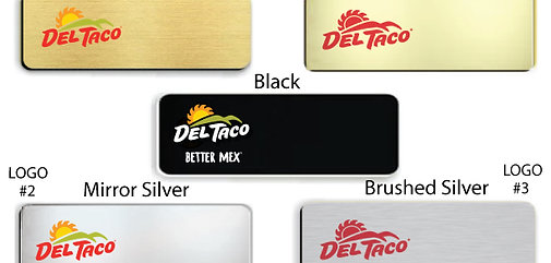 Del Taco Employee Name Badge