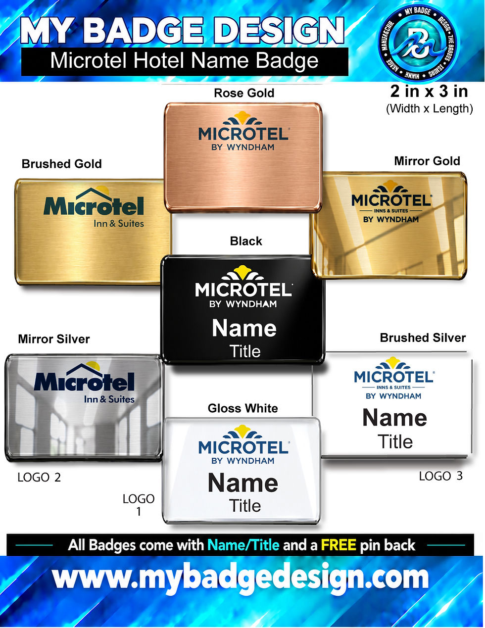 Thumbnail: Microtel Hotel Name Badge