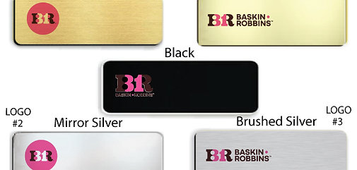 Baskin Robbins Name Badge