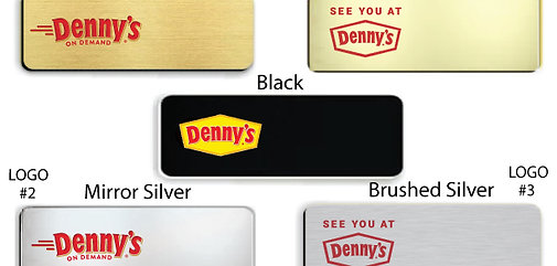 Denny's Employee Name Badge