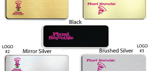 Planet Smoothie Employee Name Badge