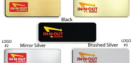 IN-N-OUT Employee Name Badge