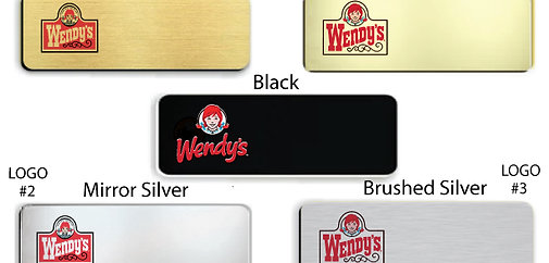 Wendy's Name Badge