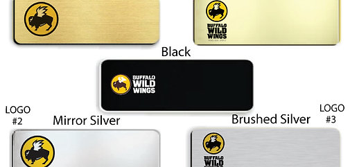 Buffalo Wild Wings Employee Name Badge