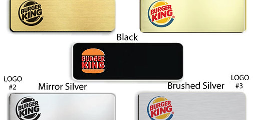 Burger King Employee Name Badge