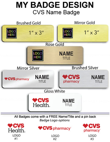 CVS Name Badges | MYBADGEDESIGN.COM