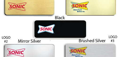 Sonic Employee Name Badge