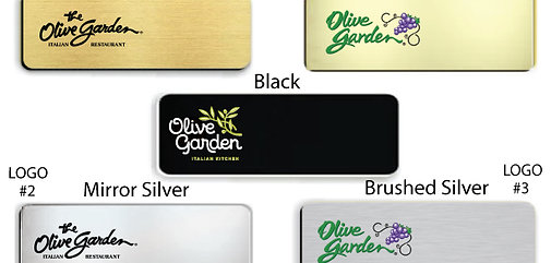 Olive Garden Employee Name Badge