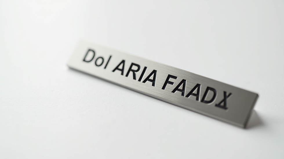 Custom Engraved Name Badges: Engraved Badge Customization and Styles