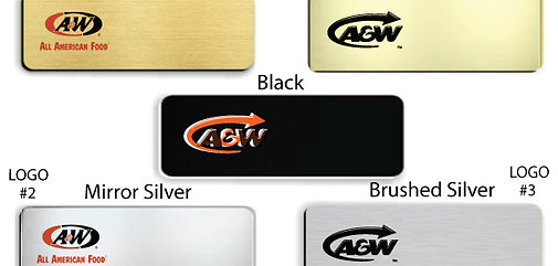 A&W Name Badges