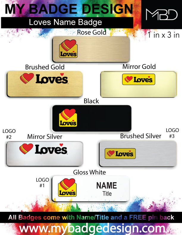 Loves Name Badge