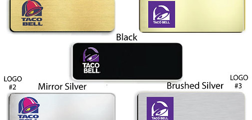 Taco Bell Employee Name Badge