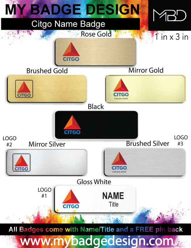 Citgo Name Badge