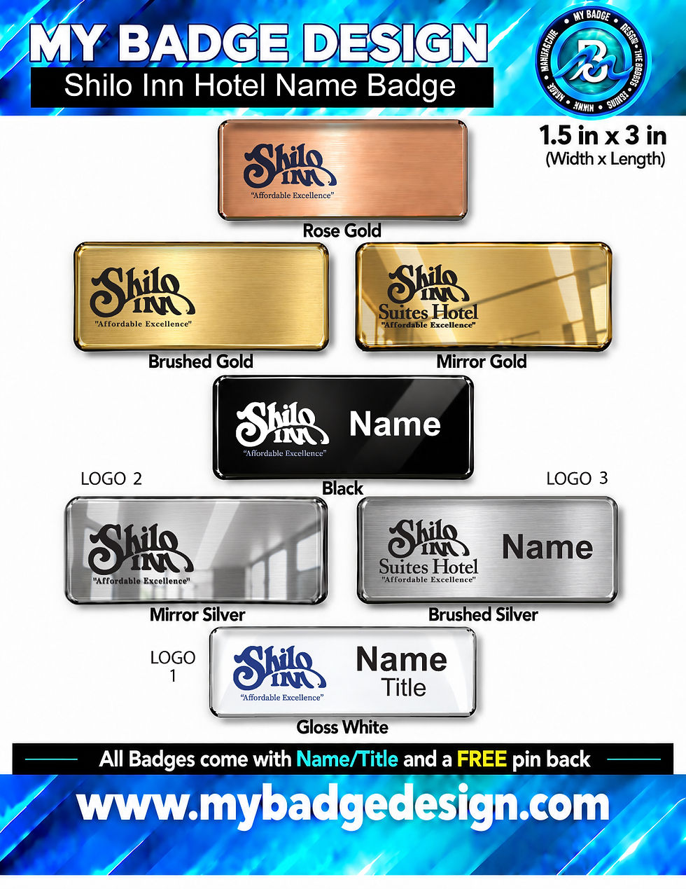 Thumbnail: Shilo Inn Hotel Name Badge