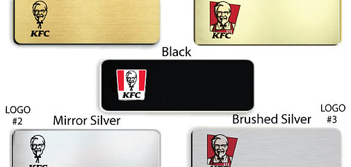 KFC Employee Name Badge