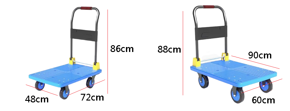 靜音單層加厚型摺疊平板手推車 包安裝