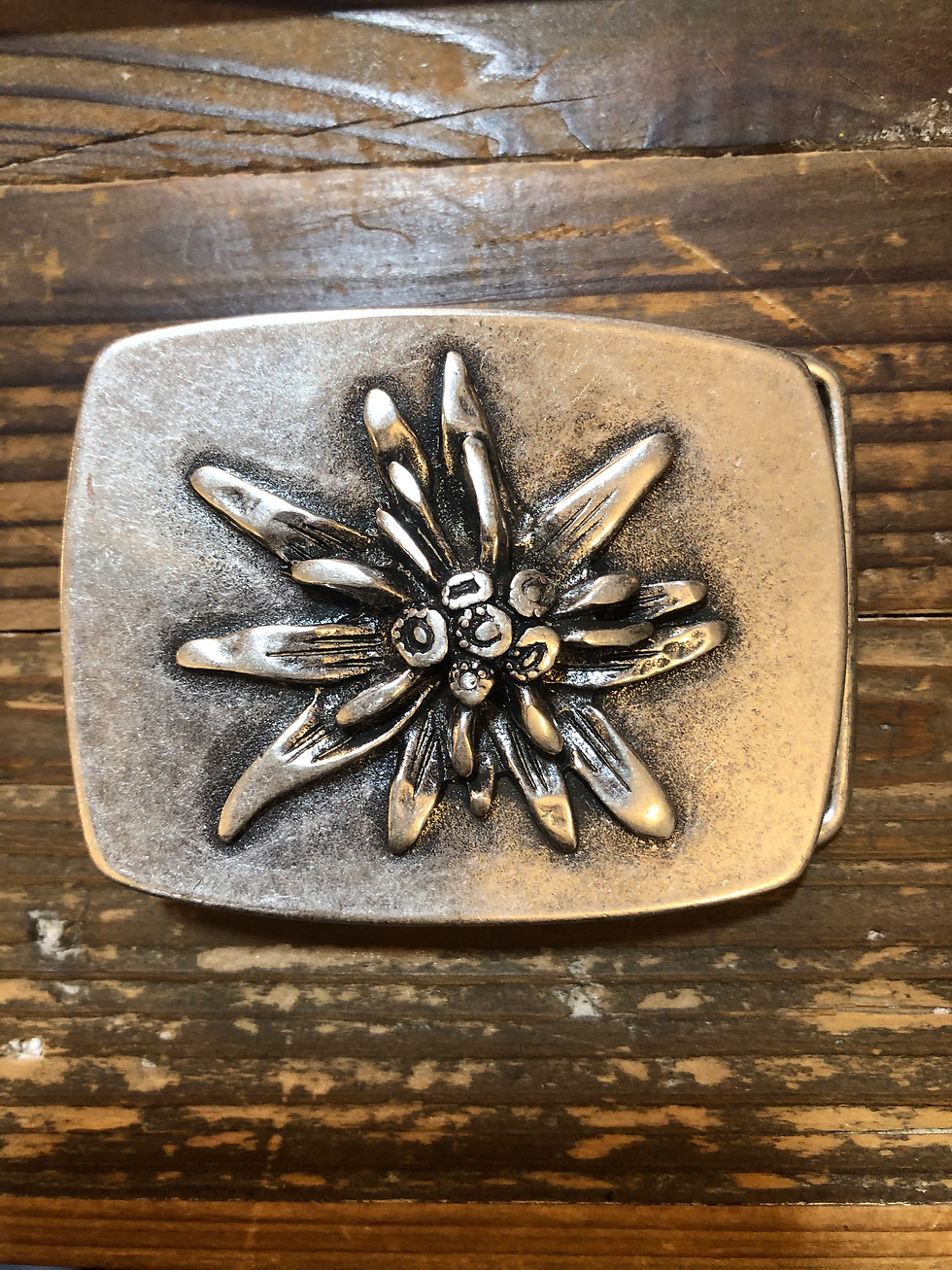 Gürtelschnalle Enzian