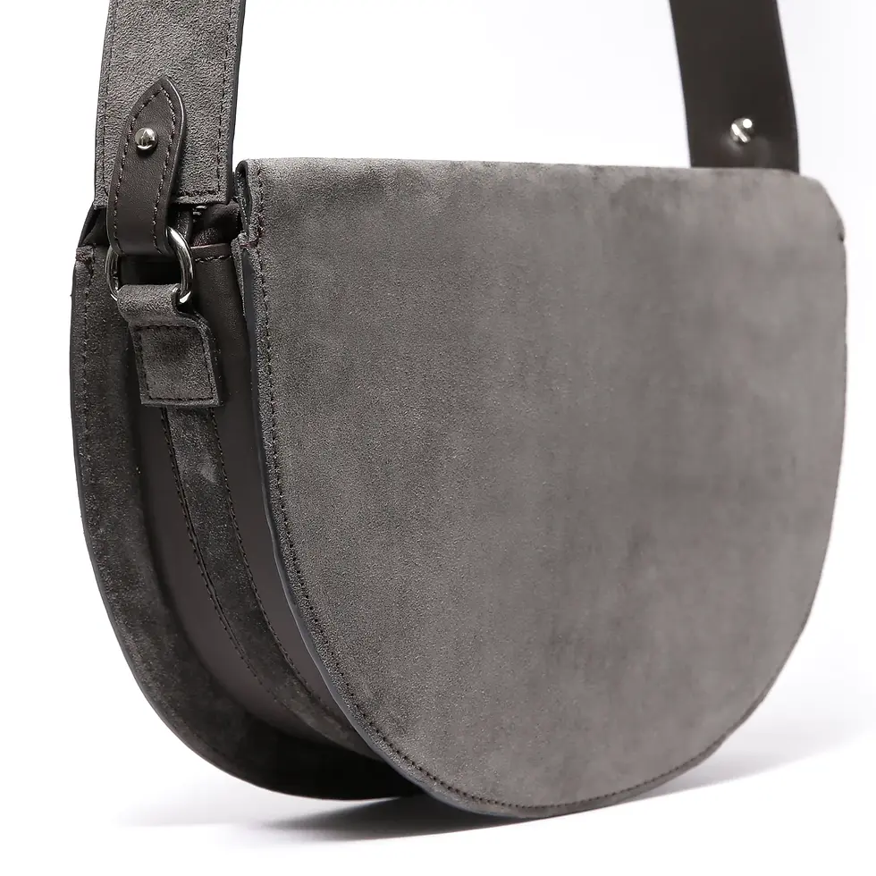 Miniaturbild: Hadscha Ledertasche Martha grau 