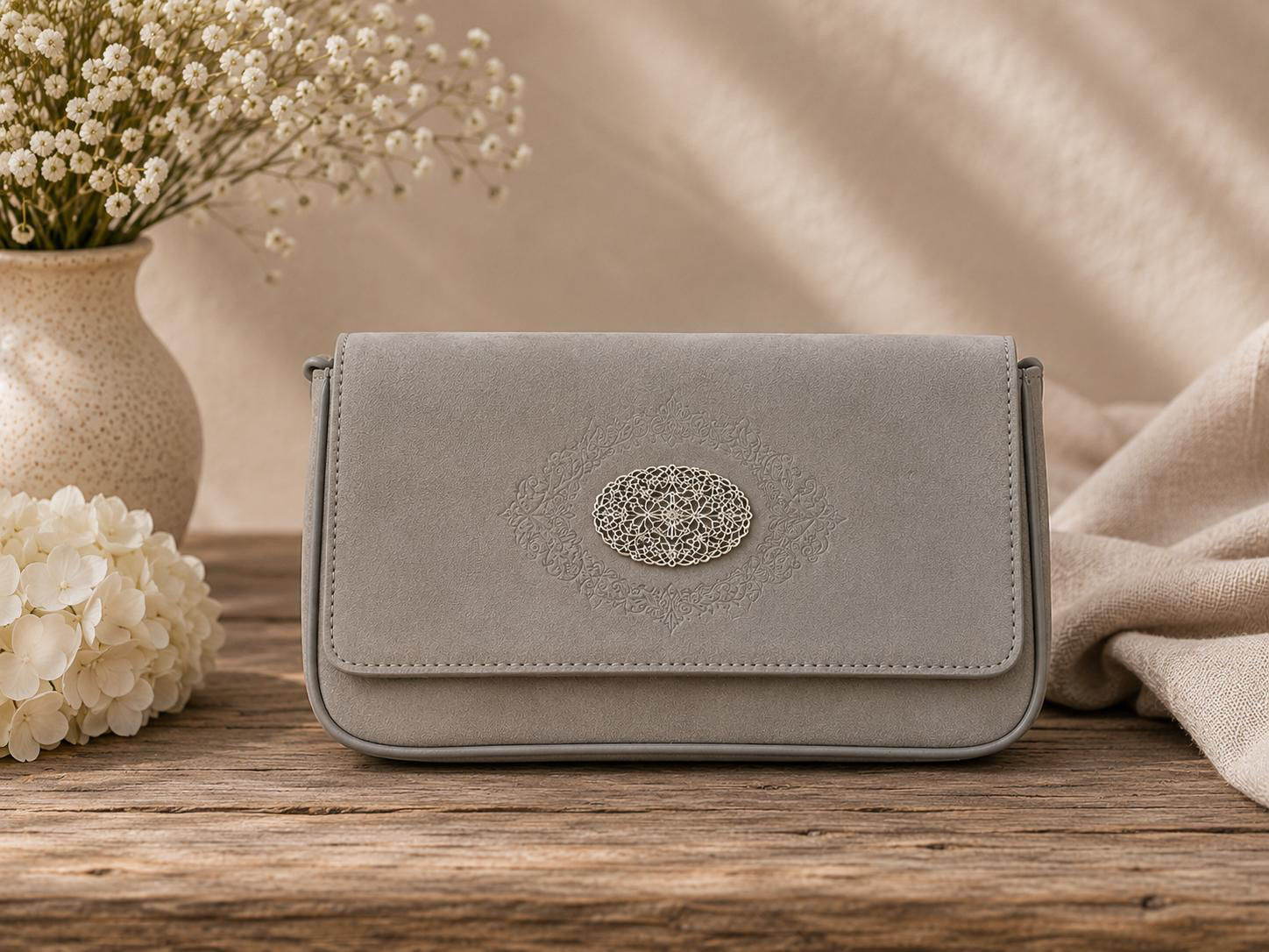 Damen Clutch Alice stein