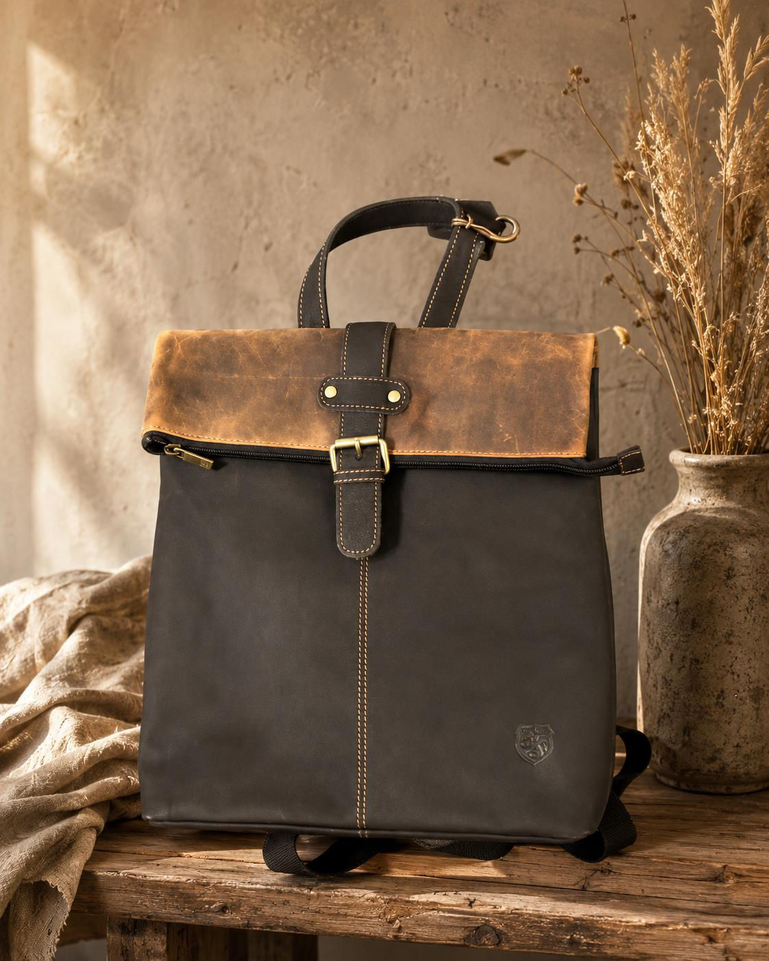 Berg Rucksack Schwarz/Braun