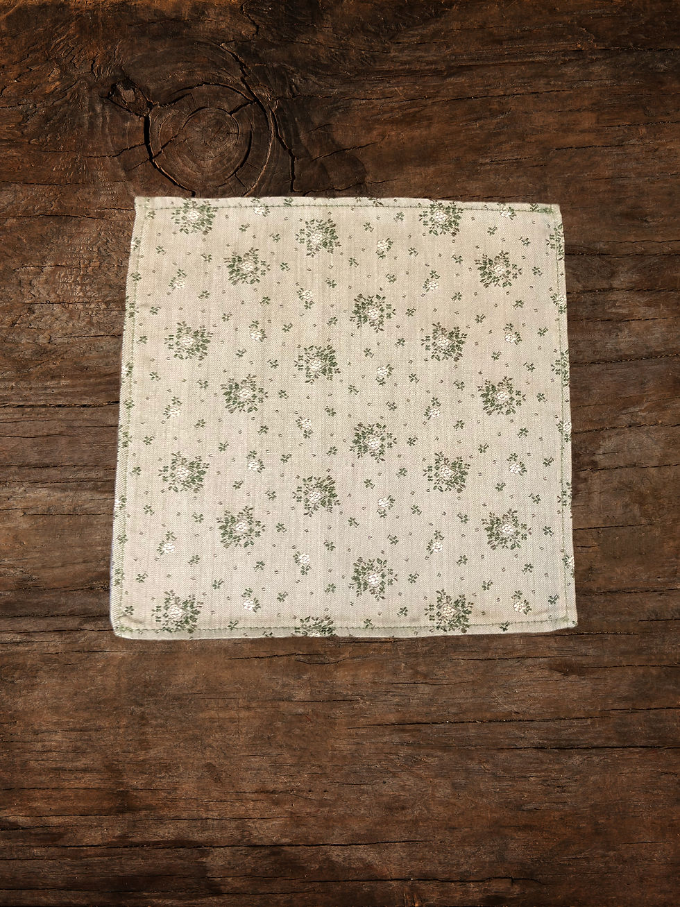 Einstecktuch Jacquard Lindgrün