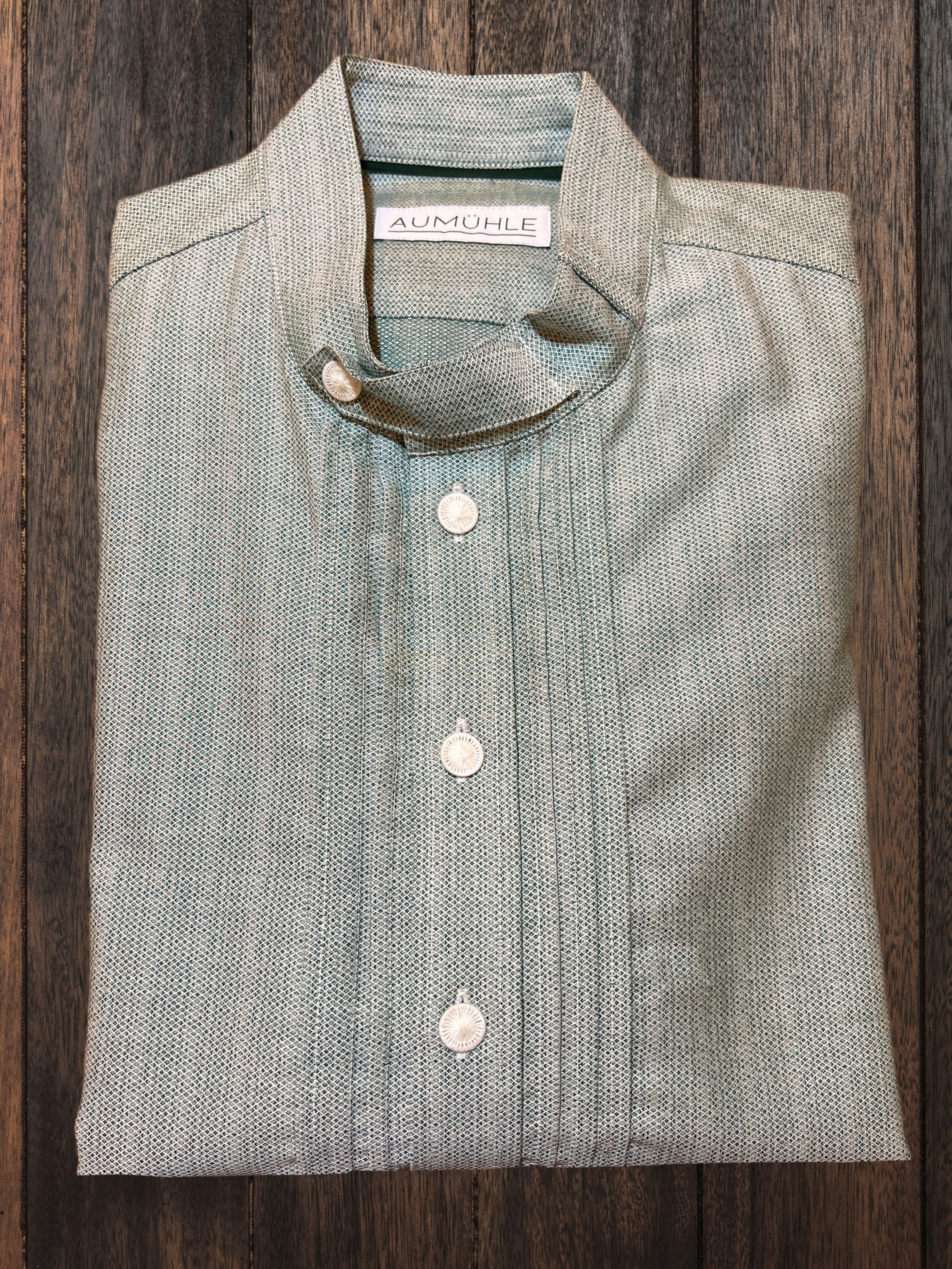 Herren Pfoadhemd grün