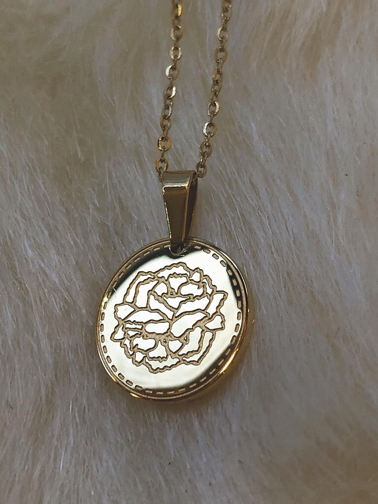 Miniaturbild: Birthflower Kette JANUAR gold 