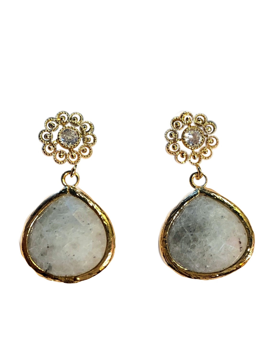 Ohrringe FESCH'S MADL Labradorit/gold