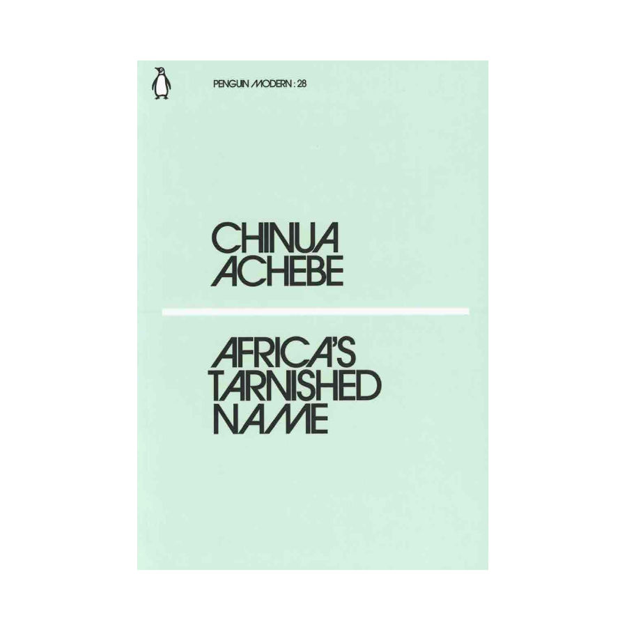 Libro en inglés "Africa's Tarnished Name" autor "Chinua Achebe"