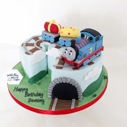 Thomas Tank Engine Number Cake