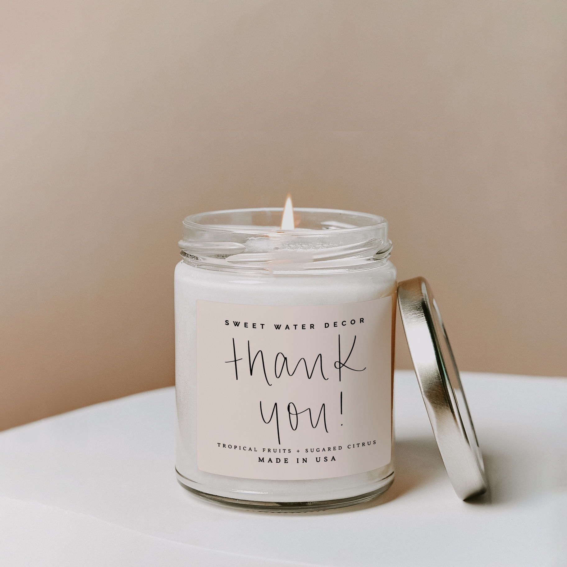 Thank You Candle