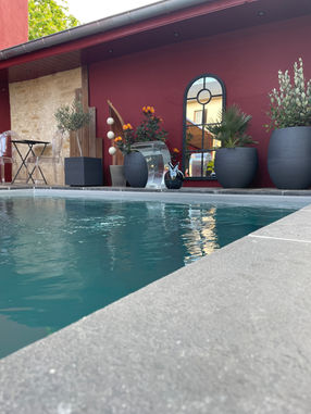 Piscine extérieure chauffée