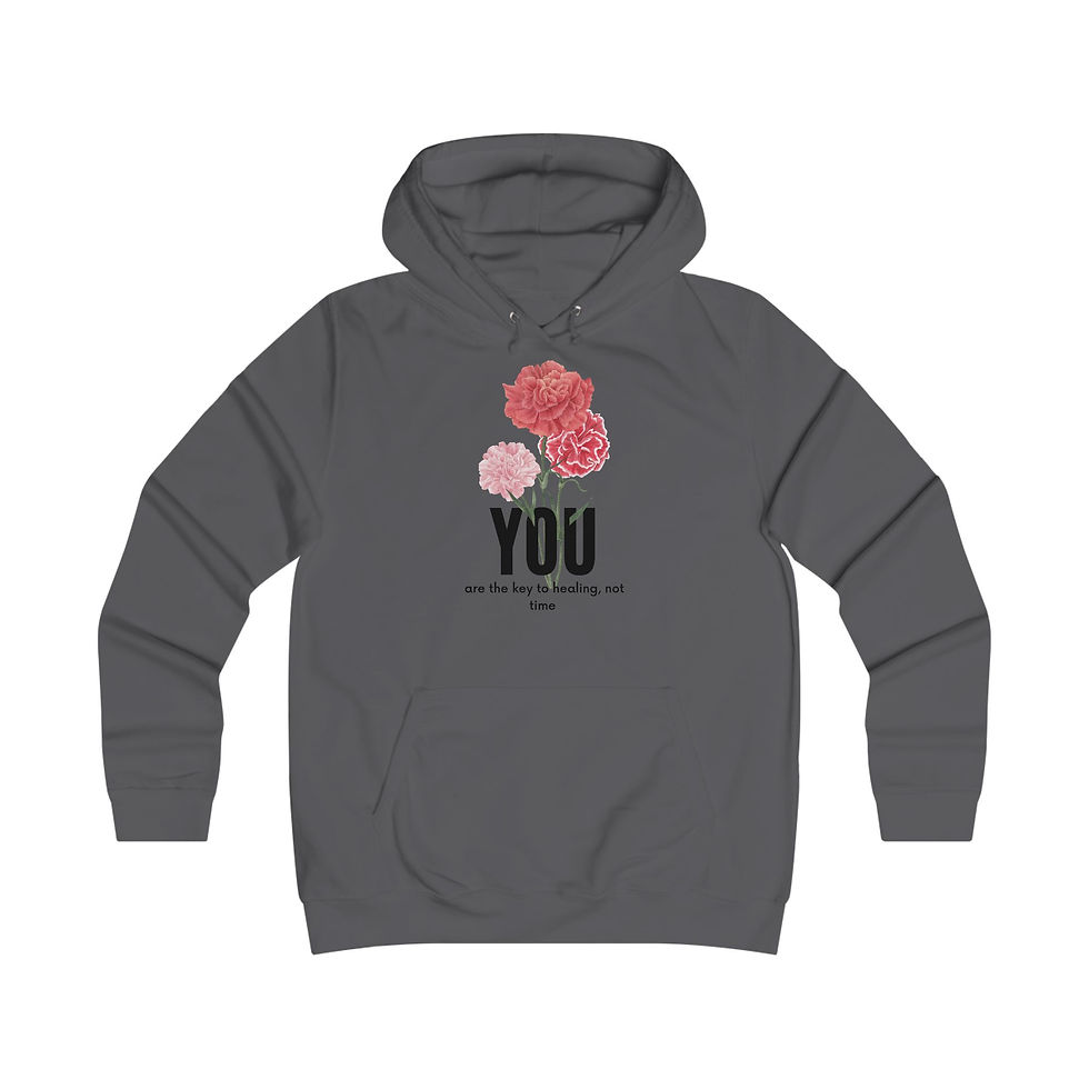 Thumbnail: Girlie College Hoodie - Stylish Skeleton Design for Trendy Students