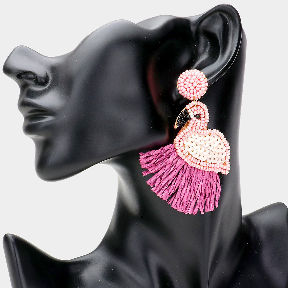 Let's Flamingo Earrings