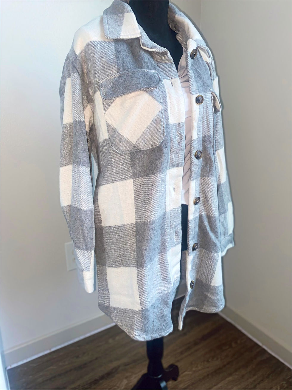 Paint Me Plaid Shacket