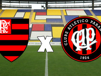 Fla e Atlético/PR fazem um direto duelo pela parte de cima da tabela.