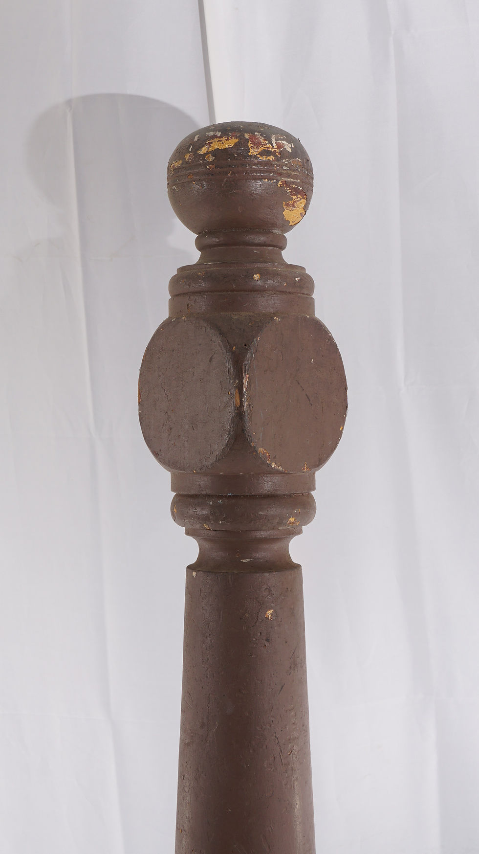 Thumbnail: Ca 1920s Newel Post With Ball Top