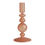 Miniature : Mathilde M - Candelabros de vidrio rosa
