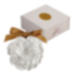 Caja regalo con escayola perfumada con la fragancia Fleur d'Oranger de Mathilde M en Blanc Barcelona