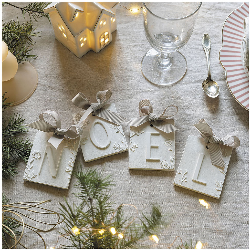 Thumbnail: Escayolas perfumadas para regalar con iniciales de Mathilde M en Blanc Barcelona