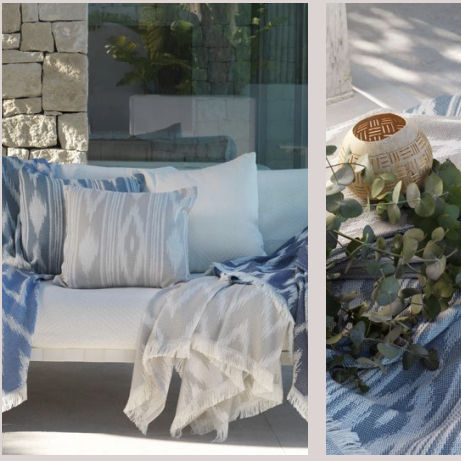 Miniatura: Plaid de verano coral - FORMENTERA